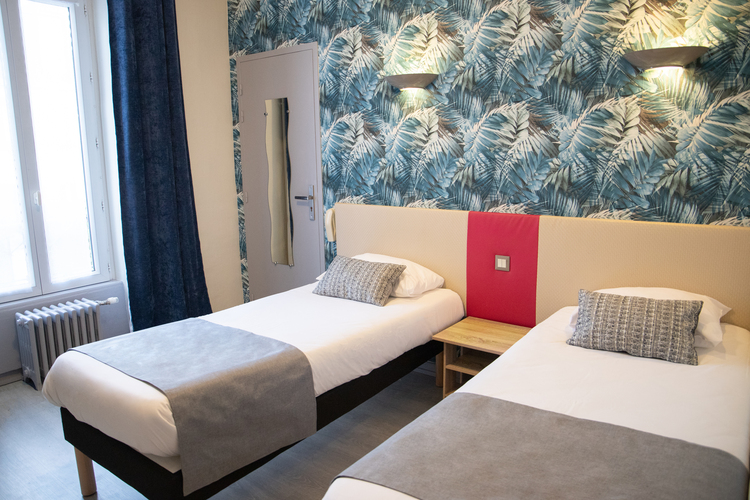 Réserver une chambre twin au Bellevue dans notre hôtel à Brest